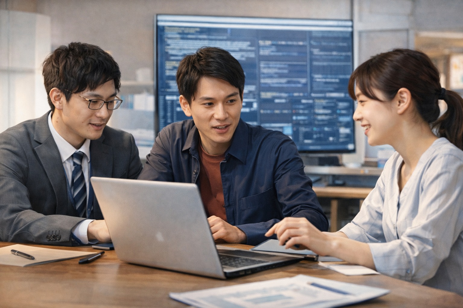 企業内SE研修の様子