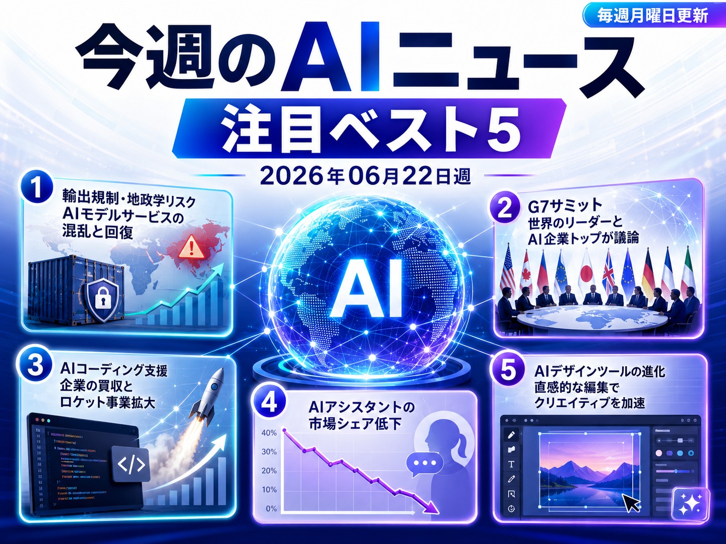 今週のAIニュース】注目ベスト5｜2026年07月13日週 | A'z coo