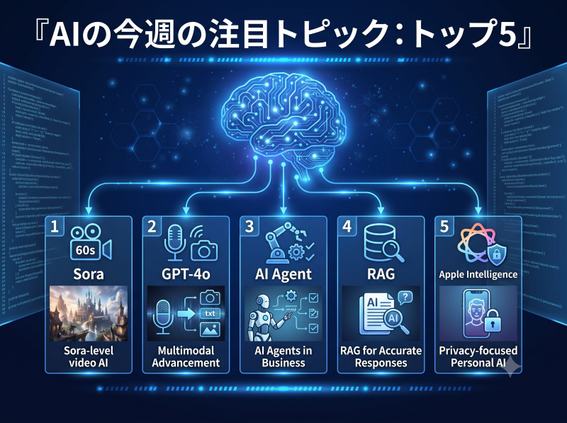 今週のAIニュース】注目ベスト5｜2026年07月20日週 | A'z coo